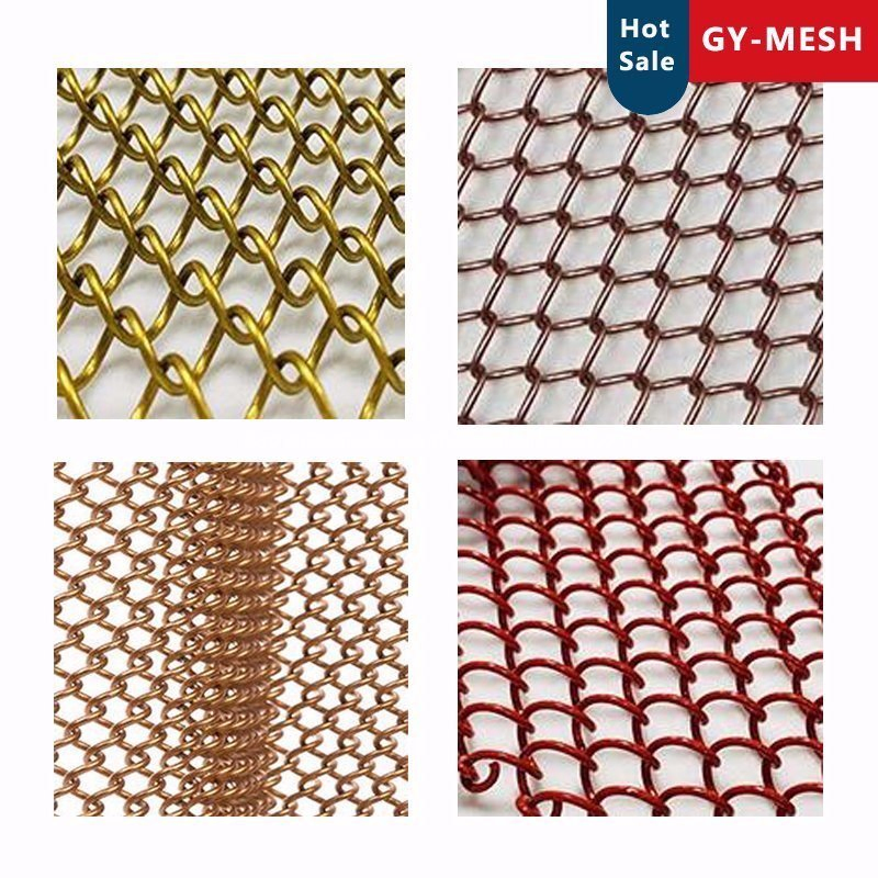 Decorative Wire Mesh/Chain Link Fence/Chain Link Mesh Meta Coil Drapery