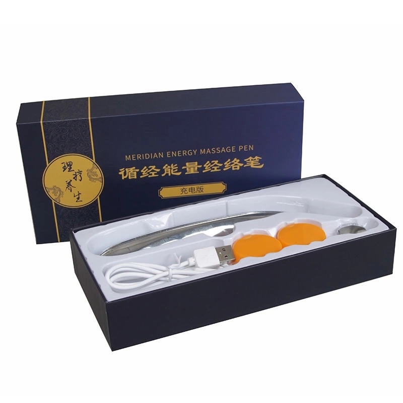 Acupuncture Pen USB Rechargeable Electronic Meridian Therapy Machine Massager