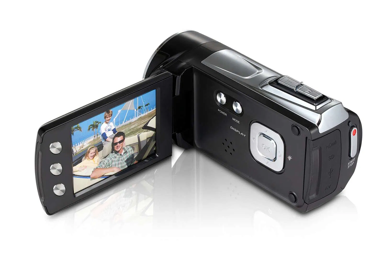 High Quality HD Digital Camcorder 720p with Color Display and 16X Digital Zoom/ Rechargeable Lithium Battery Video Camera