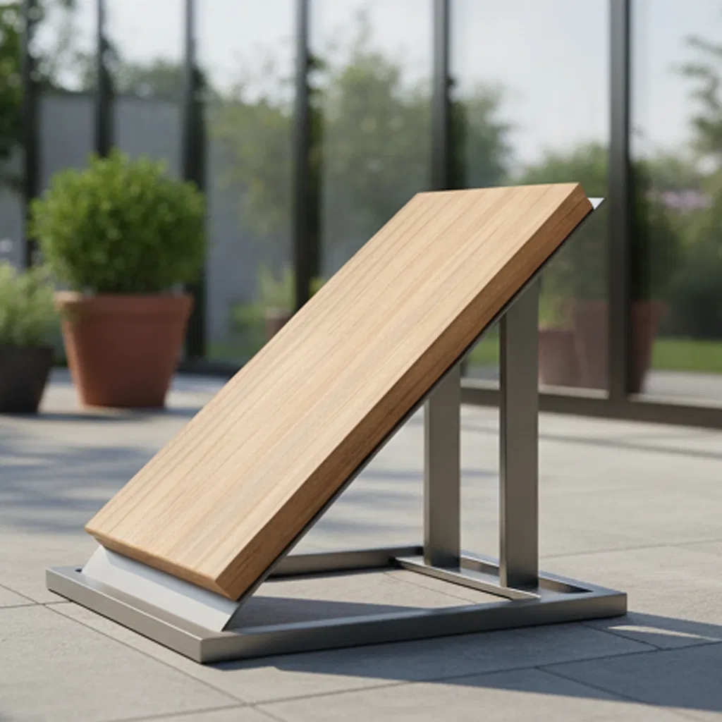 Natural Moisture Proof Hardwood Patio Outdoor Use Solid Wood Flooring