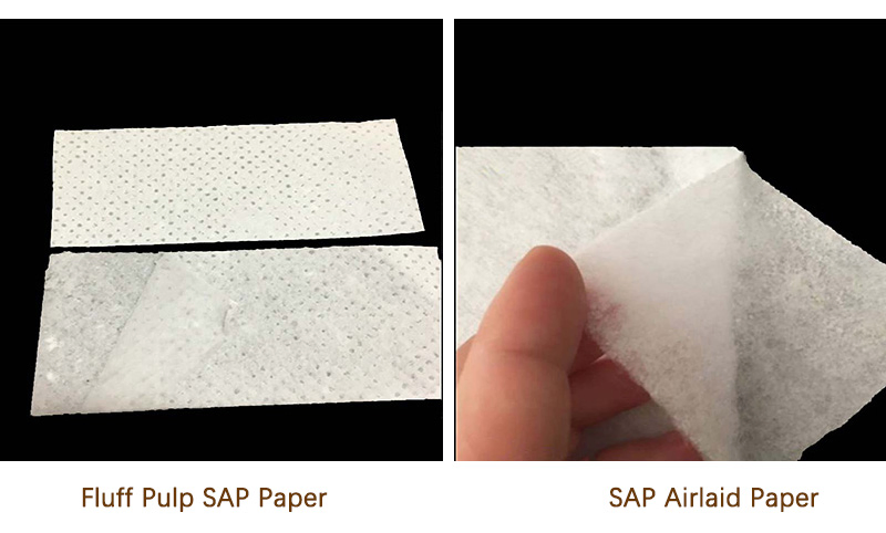 Fluffy Sumitomo Sap Paper for Sanitary Napkin Absorbent Core