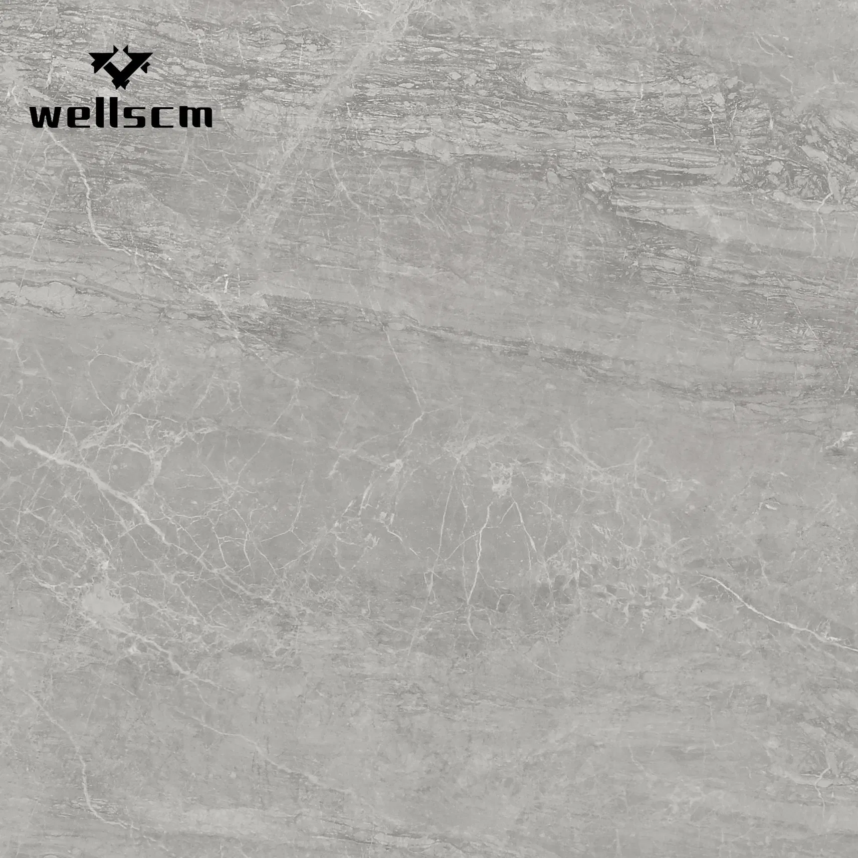 Non Slip Industrial Kitchen Porcelain Floor Tile Light Grey Cement Look Full Body Gray Rustic Tile