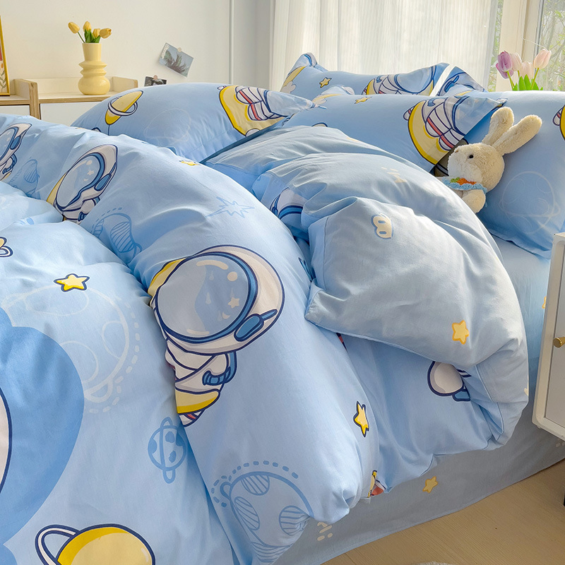 Wholesale Home Textile 100% Cotton Bedsheet Bedding Sets