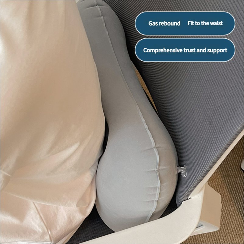 Custom Inflatable Travel Pillow - Portable Camping & Airplane Support Cushion