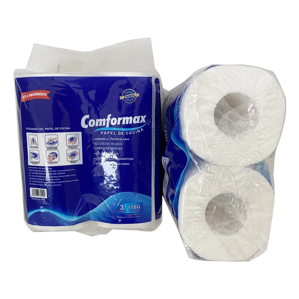 Great Solubility Wholesale Manufacturer Premium Quality Kitchen Paper Maxi Roll