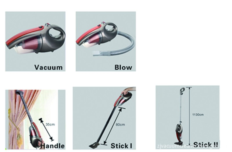 High-Performance Handheld Corded Vacuum for Dust and Stickers
