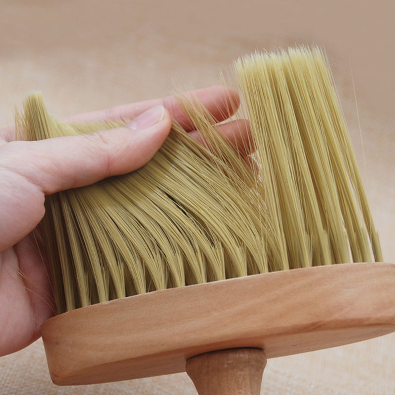 Private Label Detangling Hair Brush Wooden Facial Cleansing Detangler Brush Barber Neck Duster Beard Shaving Brush