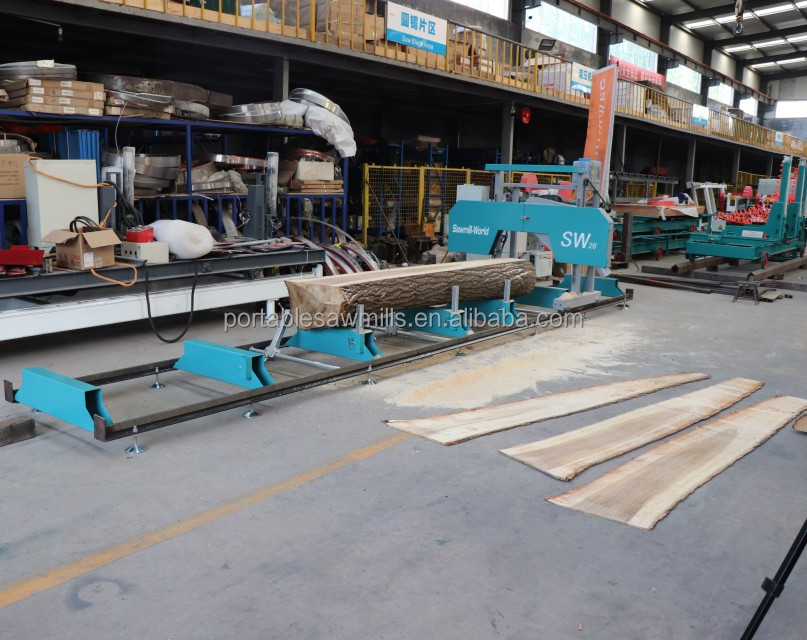 Ленточная пила по дереву портативная горизонтальная