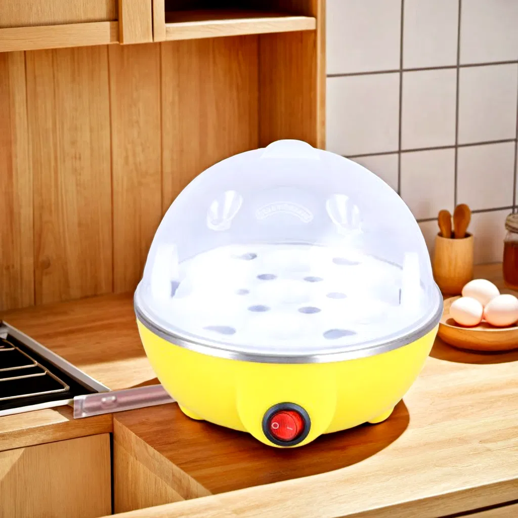 Rapid Electric Egg Cooker: Compact Egg Steamer for Efficient Cooking