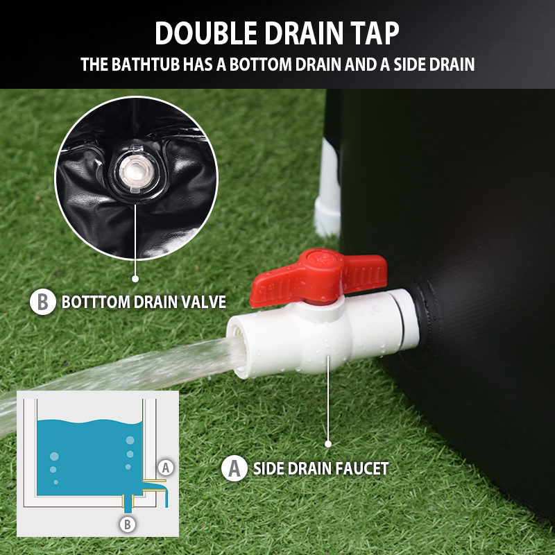 Portable Bathtub for Athletes Cold Water Therapy Tub for Recovery Cold Bath