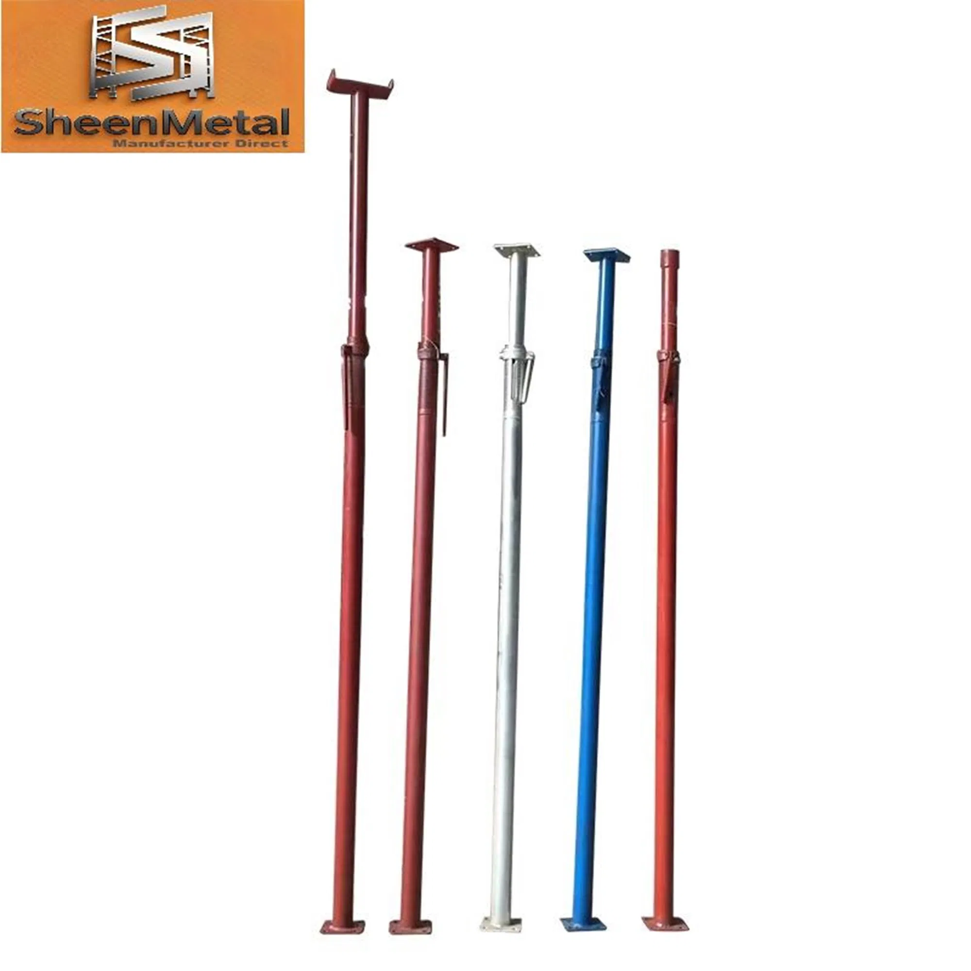 Durable Steel Prop Scaffolding with Customizable Colors for Versatile Use