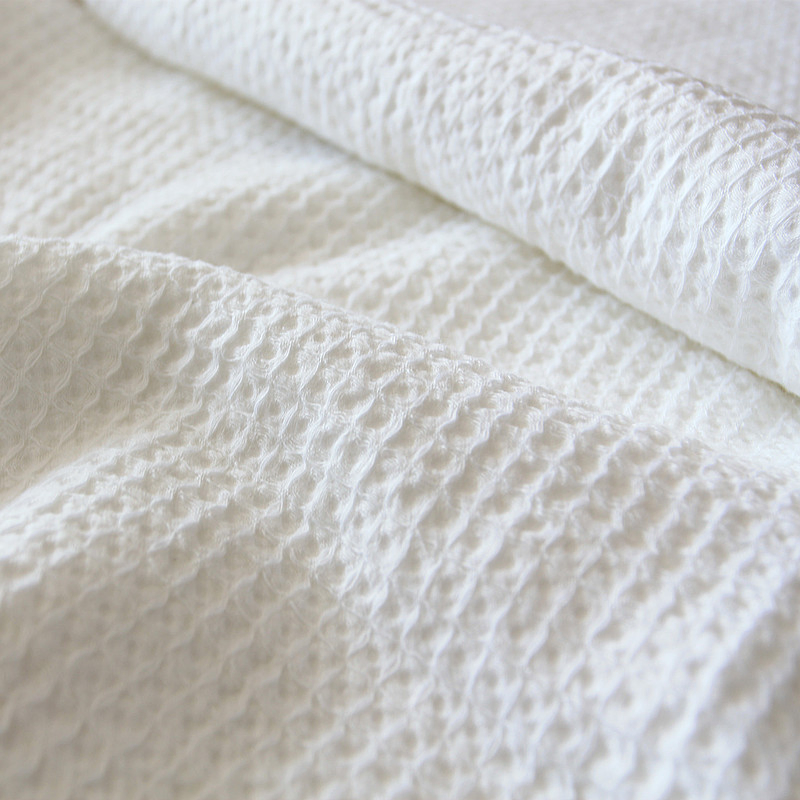 Plaid Unisex Cotton Textile Waffle Home Hotel Air Conditioning Travel Promotion Picnic Blanket