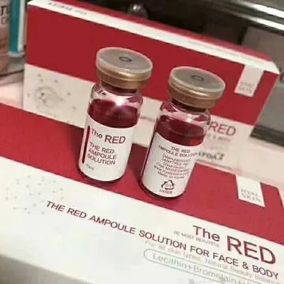Korea Rapid Slimming Products The Red Red Ampoule Solution Lipolytic Injection Lose Weight for Face and Body