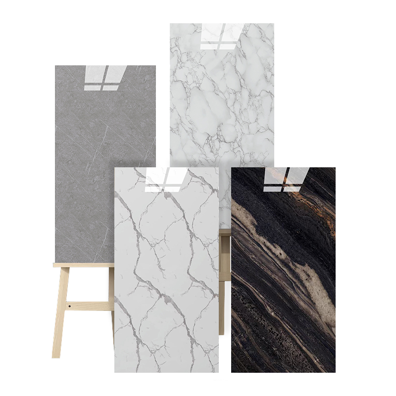 30cm 60cm Pet Marble Design Flexible Wall Tile DIY Adhesive Back Faux Marble Imitative Stone Wallpaper Foam Sticker