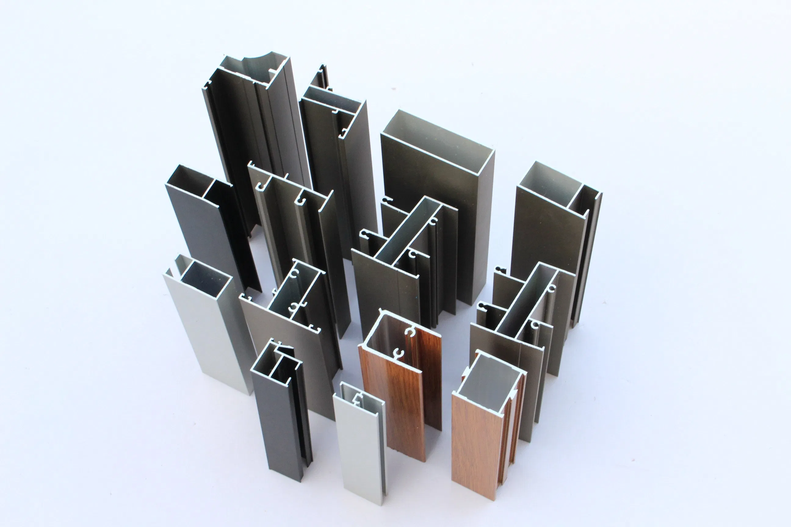 Aluminum Louver Window Frames Mesh Window