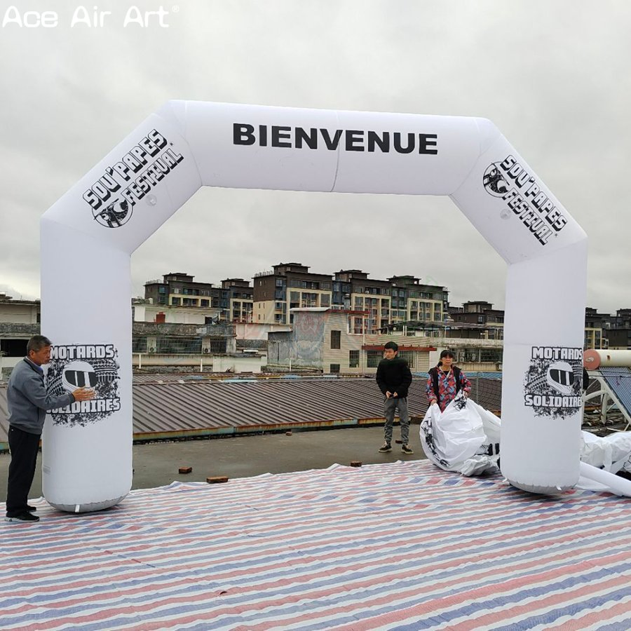 Custom-Designed 5.6X3.8m Inflatable Arch for Events and Celebrations.