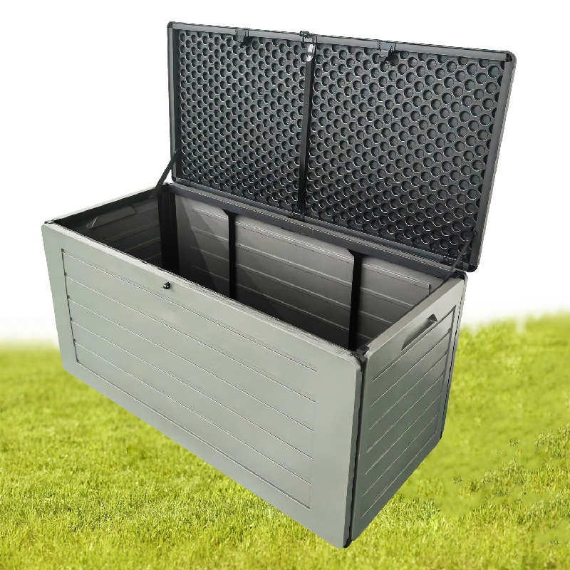 Modern Design Garden Outdoor Storage Box with Lid for Home Use