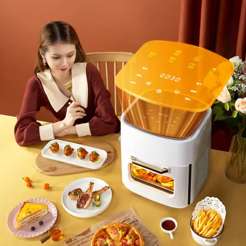 15L Visual Touch Intelligent Plastic Household Electric French Air Fry Oven
