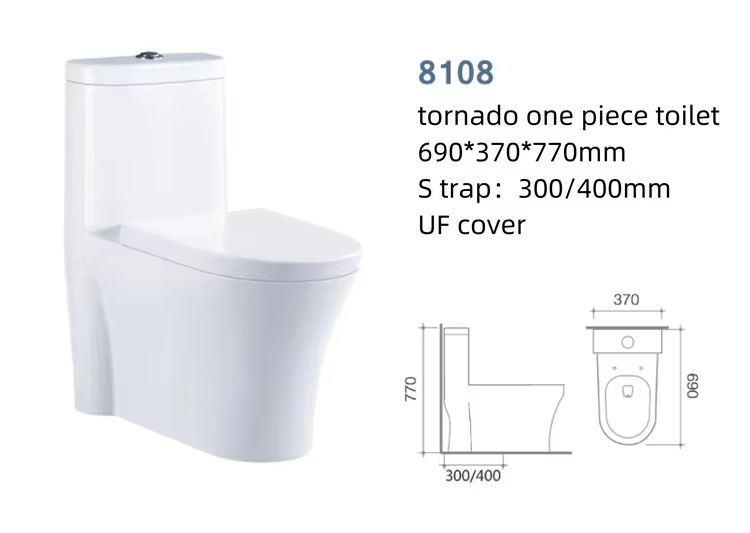 Toilet Manufacturer Ceramic Siphon One Piece Toilet