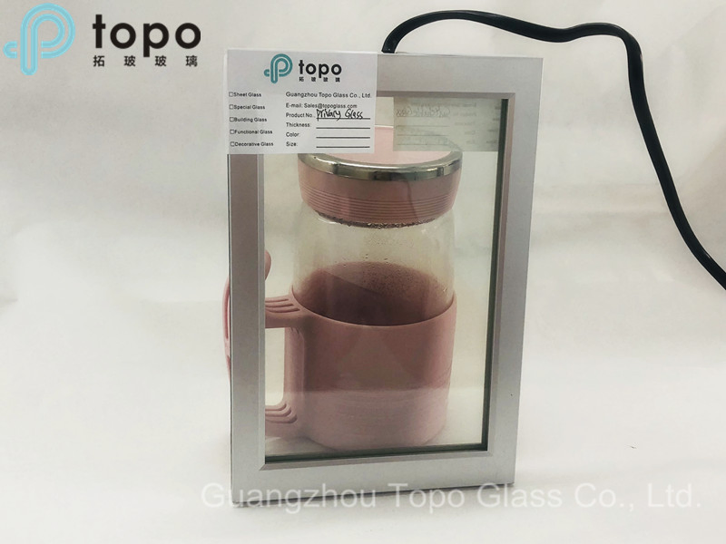 Switchable Electronic Power Control Smart Privacy Dimming Glass for Hotel Bathroom (UCEF-TP)