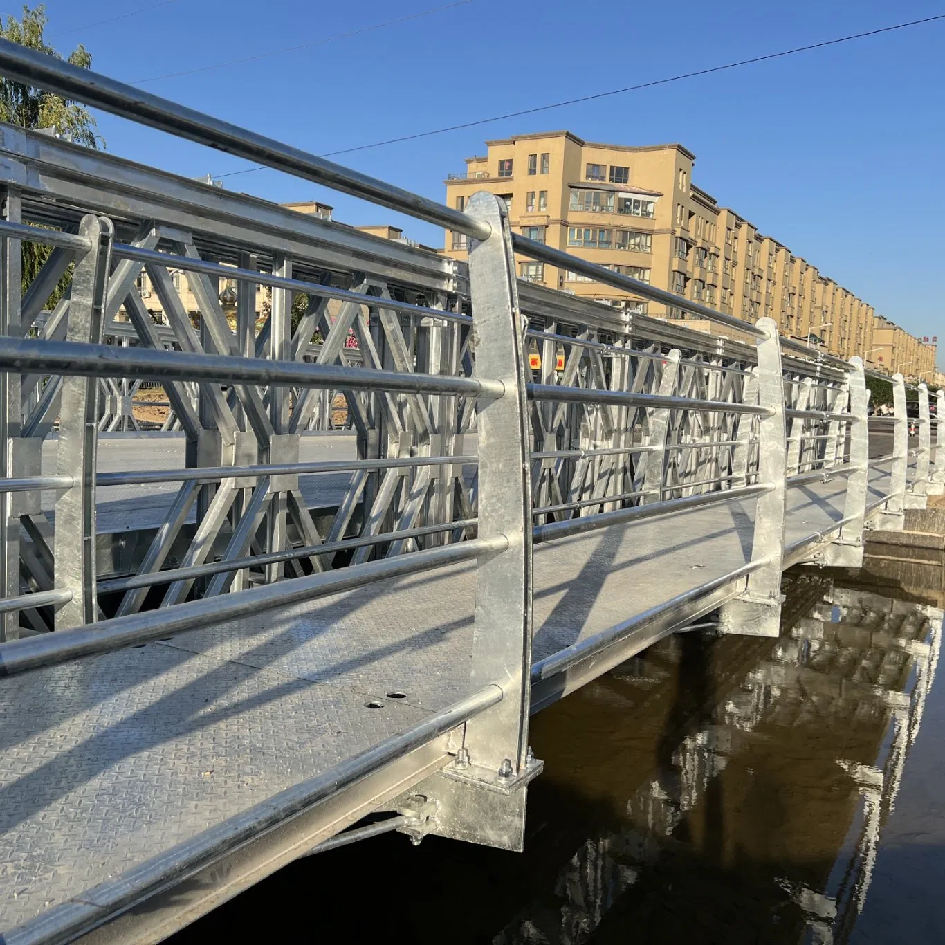Bailey Truss Prefabricated Temporary Steel Bridge Portable Bridges