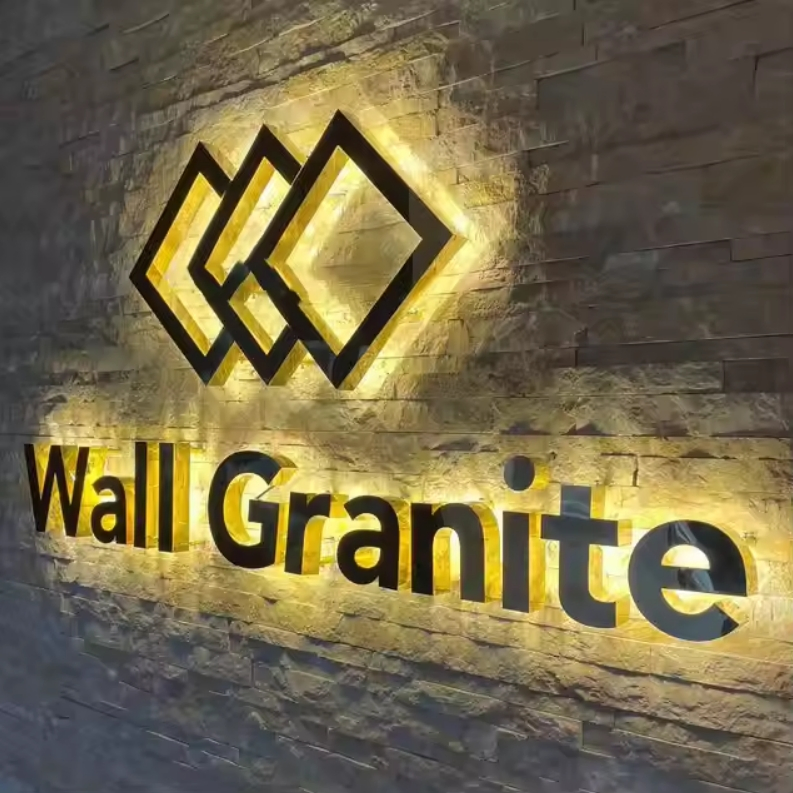 3D Store Company Brand Logo Letter Sign Backlit Business Custom LED Sign Board