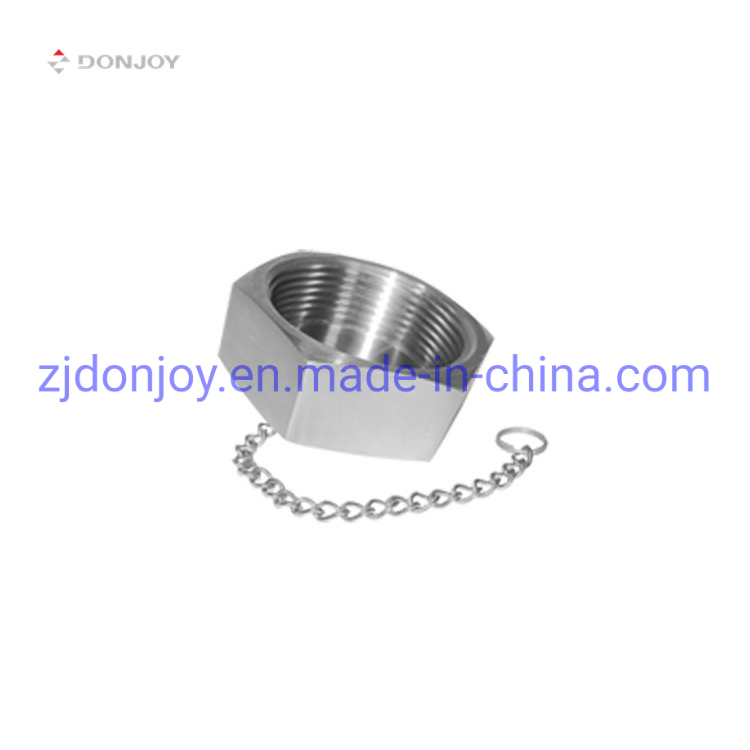 Stainless Steel 304 Build Nut Separate with Chain DIN ISO Standard