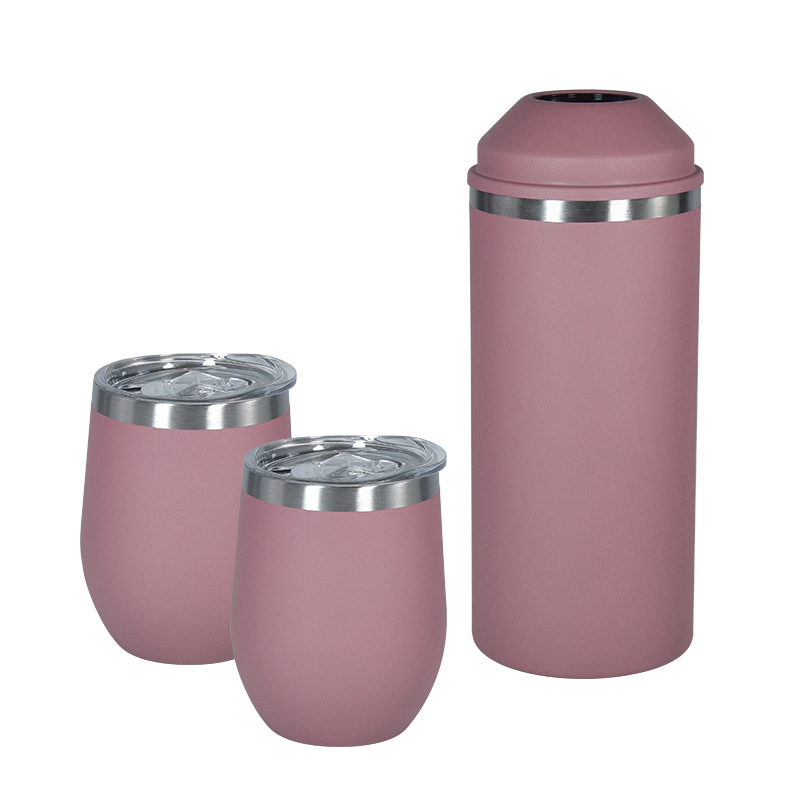Customized 25oz Stainless Steel Vacuum Insulated Double Walled Wine Cooler Can Tumbler