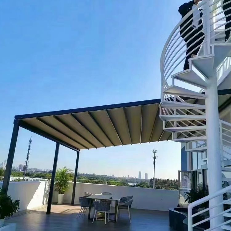 Outdoor Motorized Waterproof Retractable Awning Proof