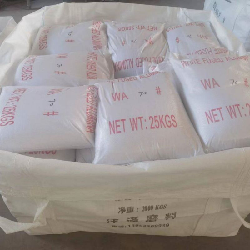 White Fused Alumina White Corundum Aluminum Oxide Mesh 62