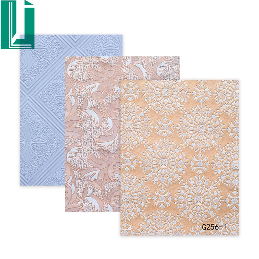 PVC Faced Gypsum Ceiling Tile Laminated 600X600mm 595*595mm