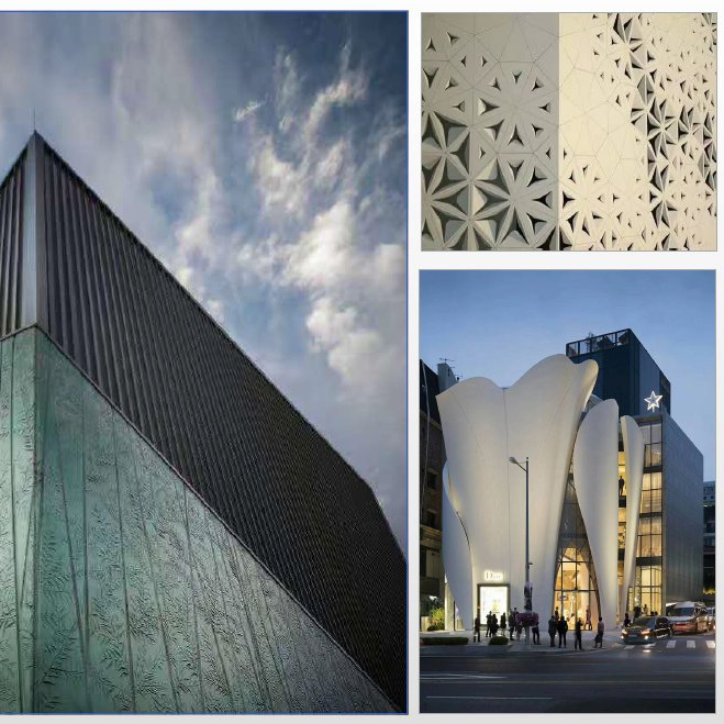 Flat and Hollow Gfrc/ Grc Ceiling and Wall