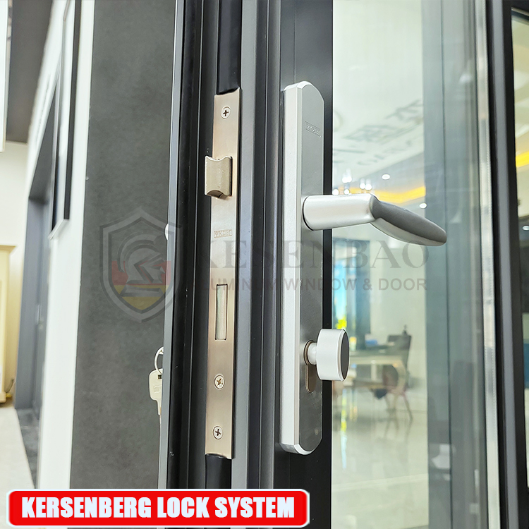 Internal Aluminium Bi Fold Folding Balcony Patio Doors Aluminum Vertical Folding Door