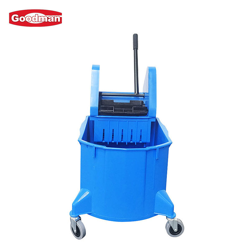 Plastic Single Mop Cleaning Bucket and Wringer 38L