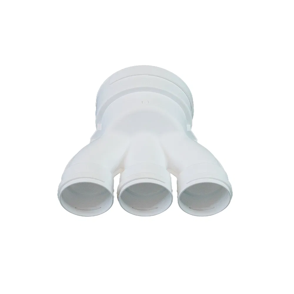 Corrosion-Resistant PVC-U Drainage Pipe Fitting Y-Tee for Municipa