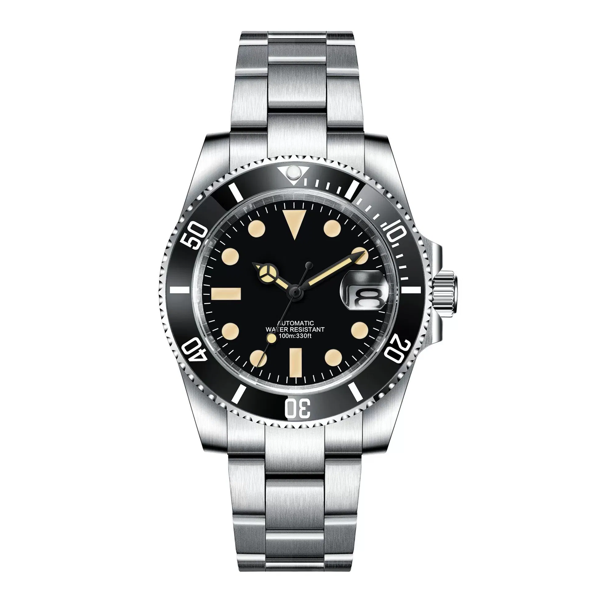 Sapphire Crystal Case High Quality Diver Automatic Mechanical Luxury Style Men's Watch