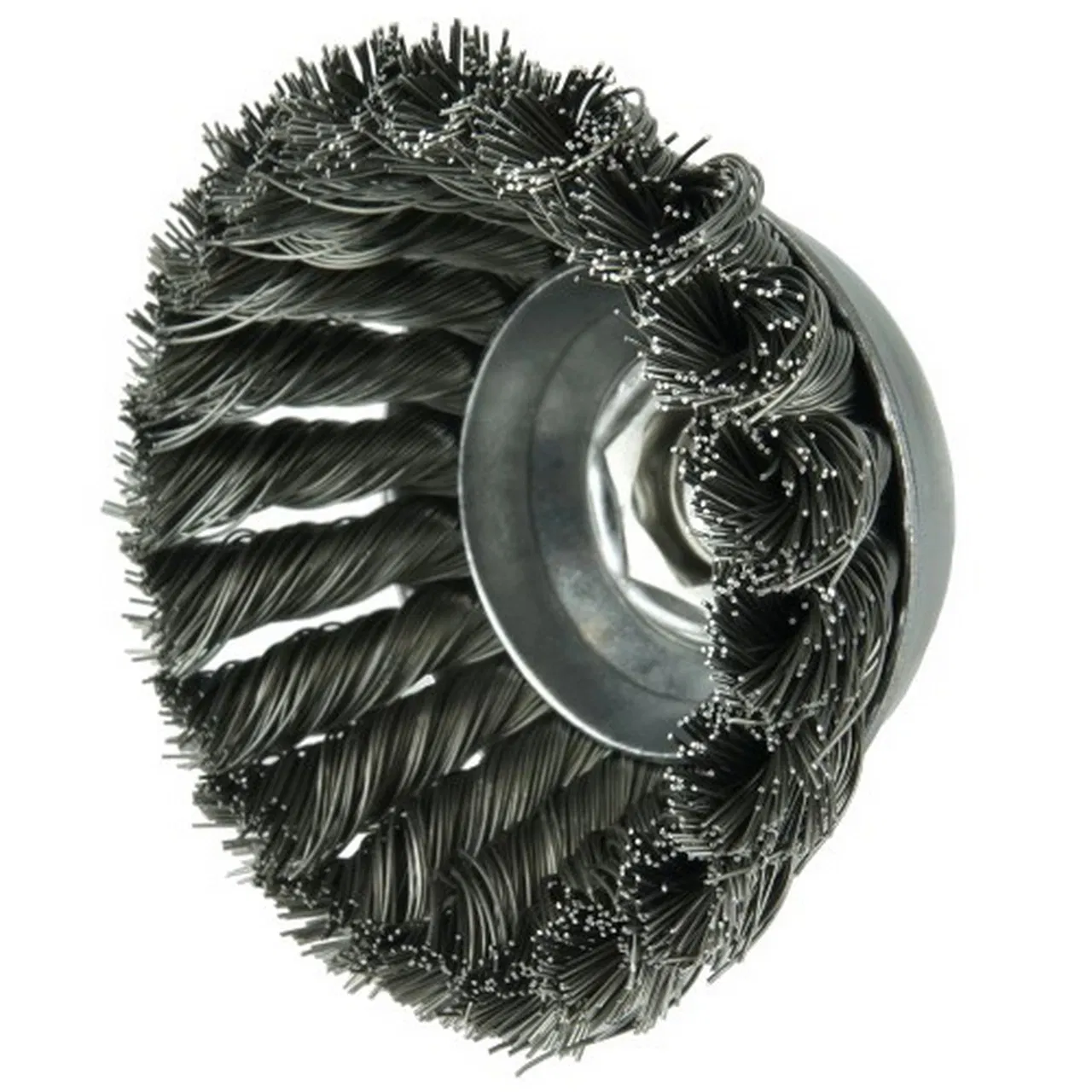 Чашечная щетка для УШМ, стальная