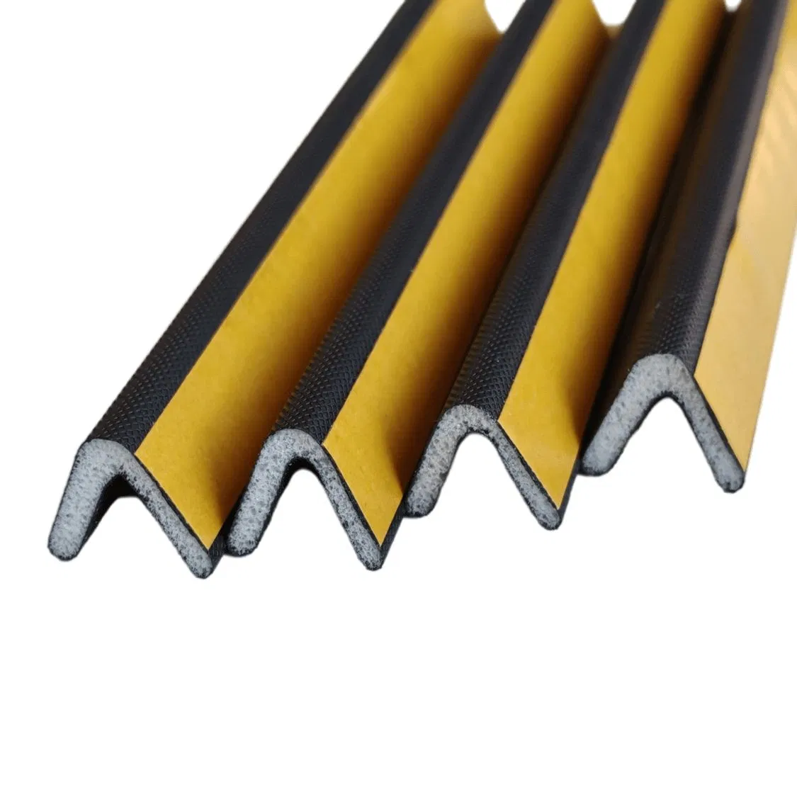 Adhesive 17 * 19 Weatherstripping V-Shaped TPV/Silicone Rubber/PU/TPE/PVC/ EPDM Foam Wrapped Sealing Strip