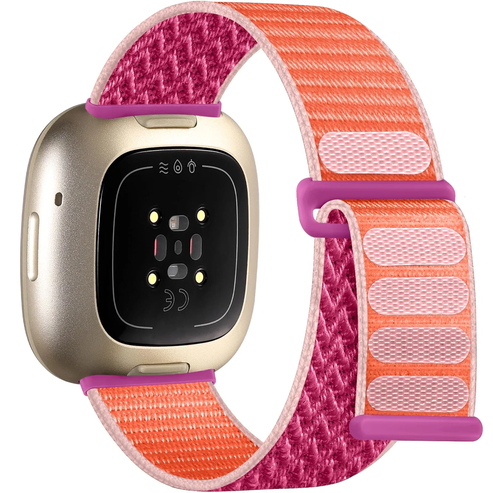 Sport Fabric Nylon Woven Watch Strap Band for Fitbit Apple Huawei Watches