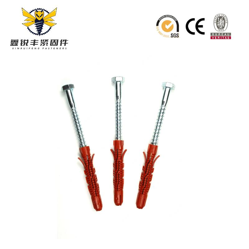 China Expansion Plug Fixed Foot Nylon Plastic Bolt Frame Fixed Wall
