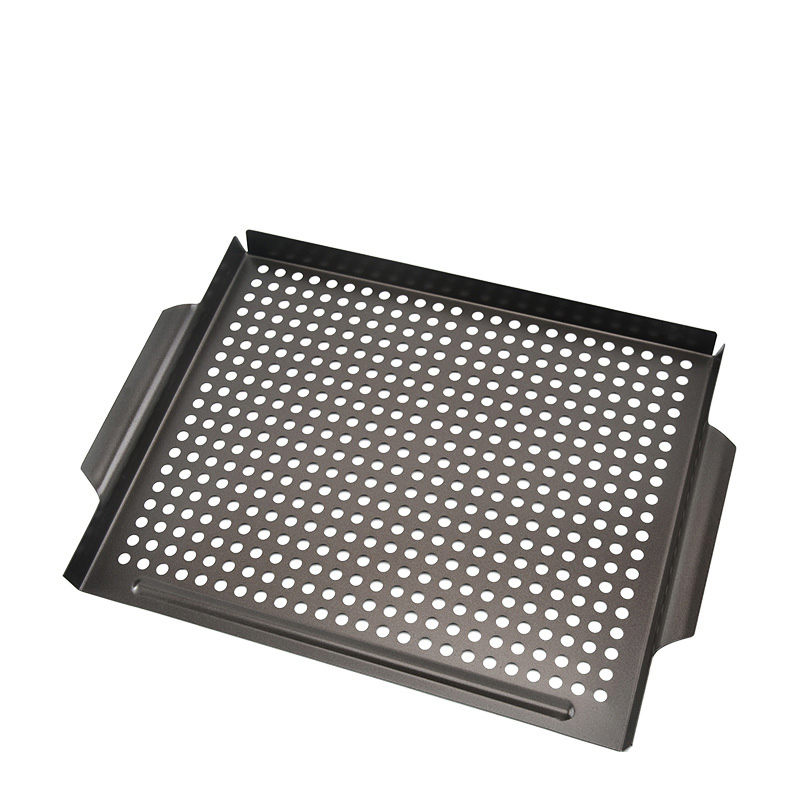 Grilling Topper Tray Non-Stick Barbecue Pan BBQ Grill Pan Wbb15973