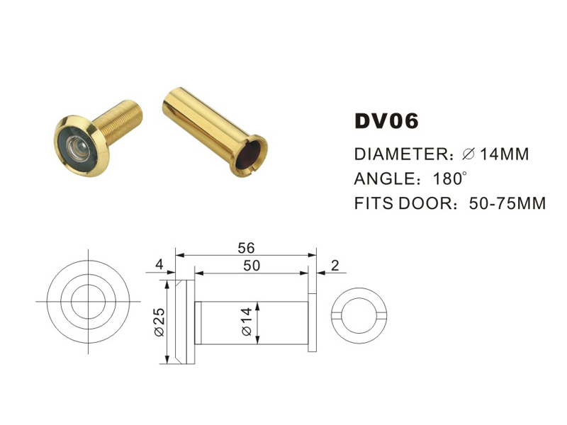 Zinc Alloy Eye Viewer Door Viewer High Quality Huazhu EV-03