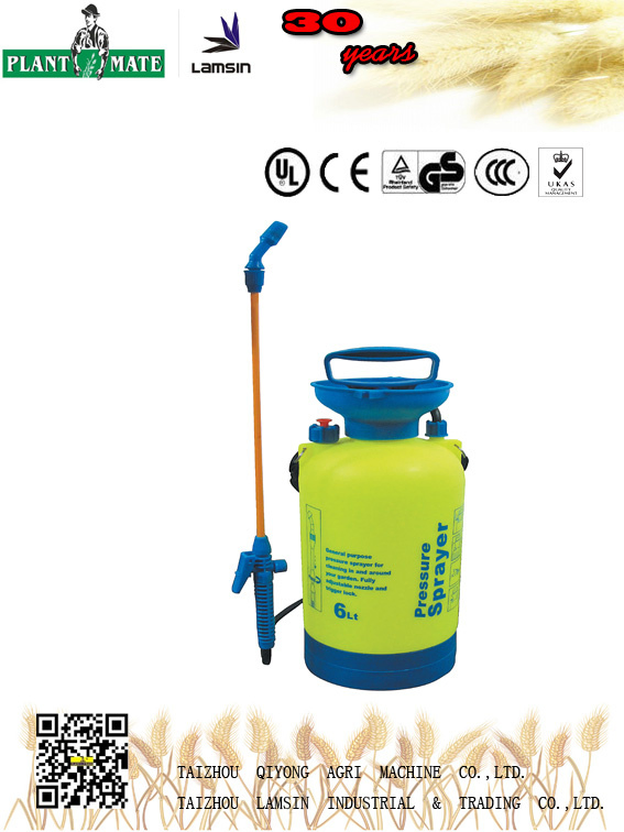 6L Garden Plastic Agricultural/Agriculture Electric Battery Power Hand Pressure Sprayer100 Pieces (MOQ)