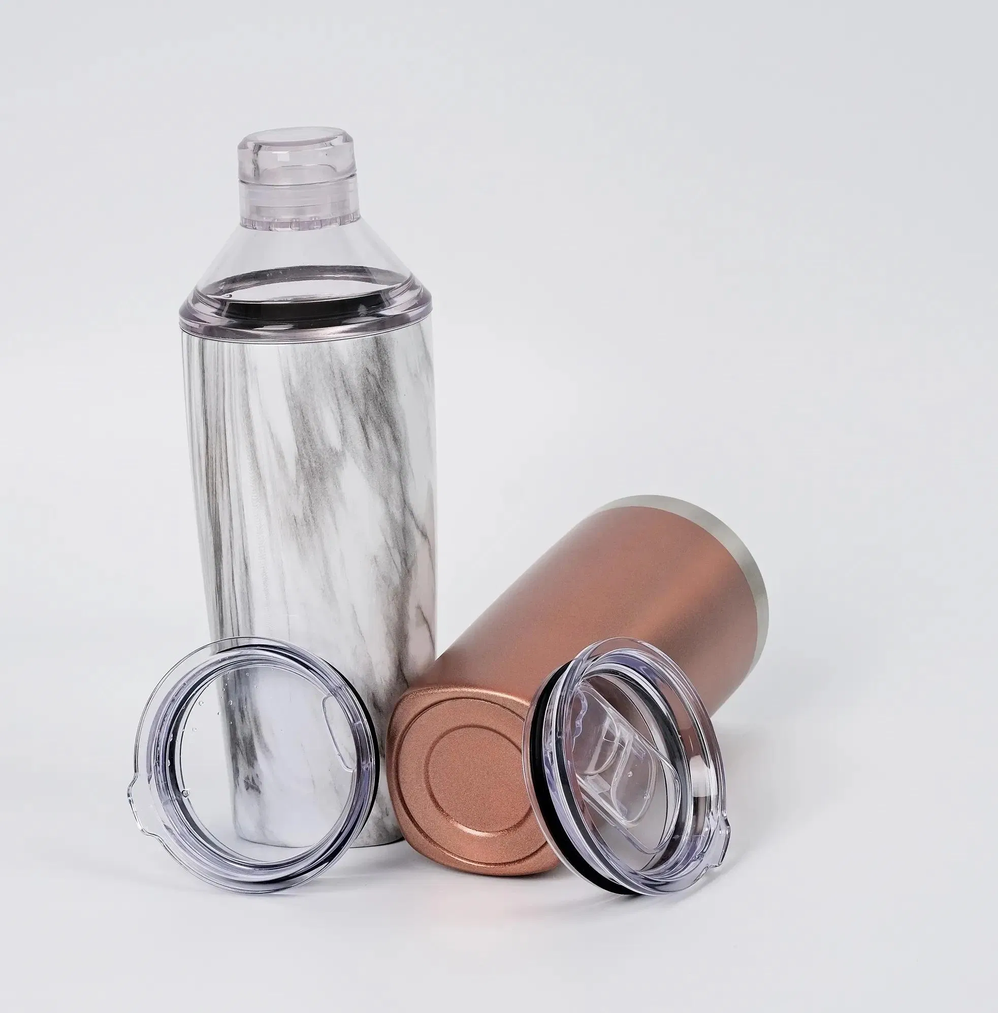 Шейкер для коктейлей Martini 2 в 1, стакан и шейкер