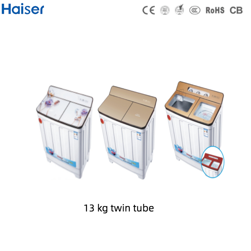 13 Kg Twin Tube Washing Machine with High Speed 1400 Rpm