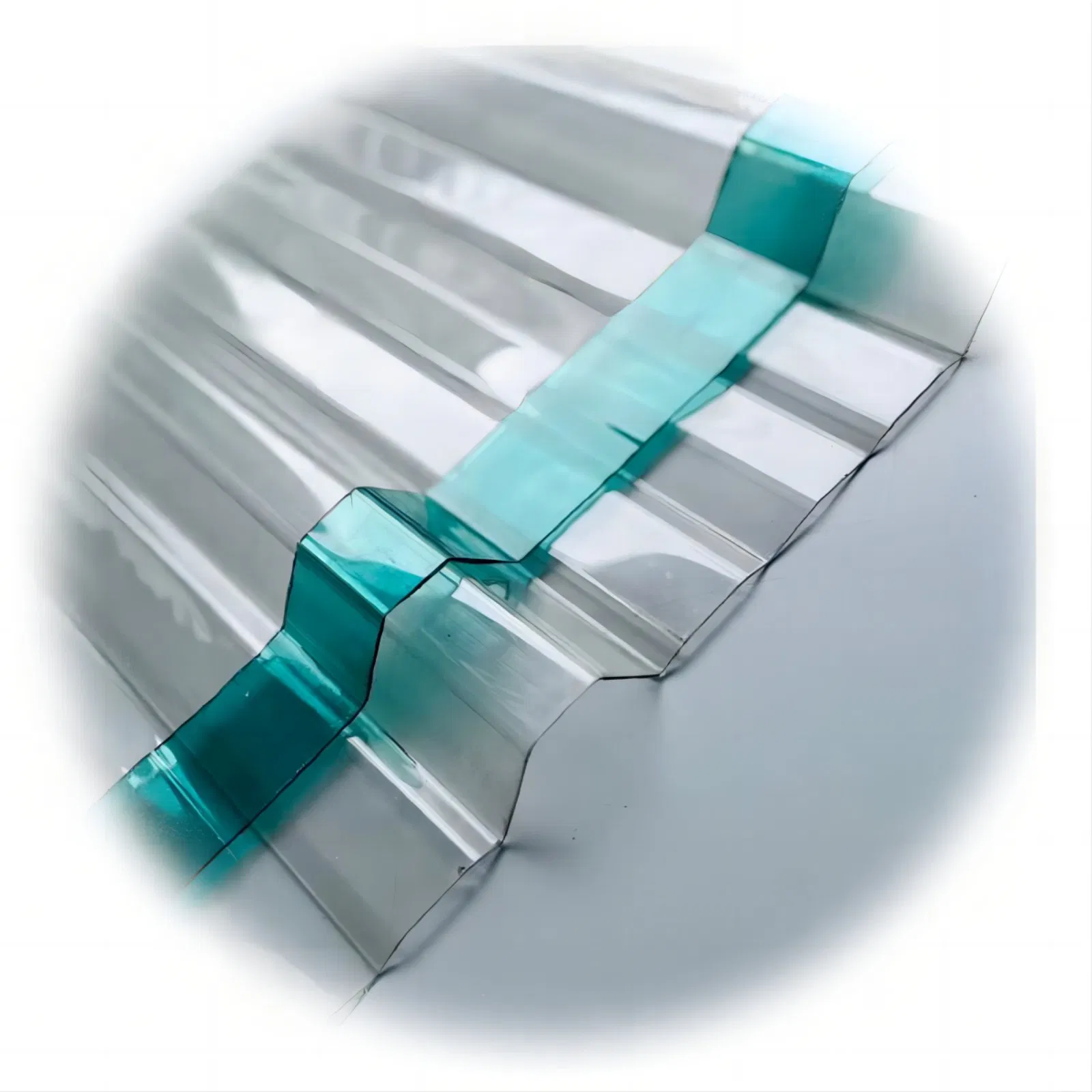 Polycarbonate Particle Board PC Corrugated Transparent Roofing Sheet