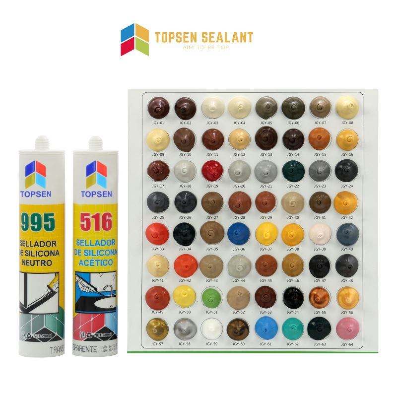 Topsen 995 Weatherproof Silicone Sealant for Aluminum Windows & Doors