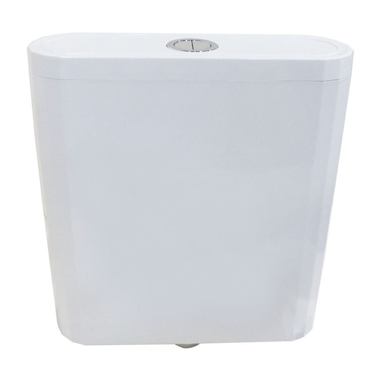 Fashion Design Water Saving Wall Hung Plastic Dual Flush Toilet Cistern