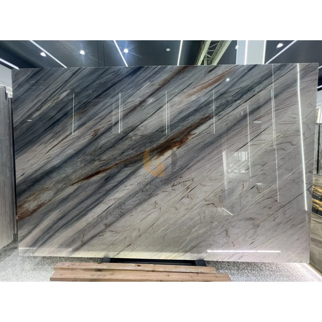 Brazil Natural Quartzite Brazil Palissandro Purple Quartzite Slab