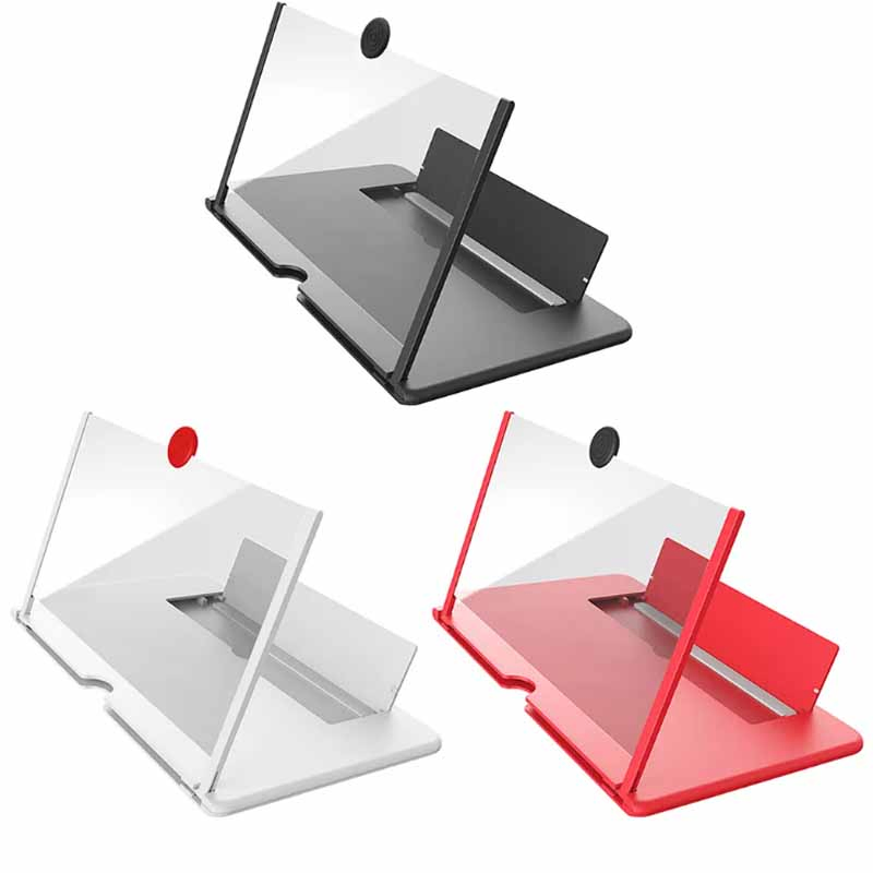 3D Screen Amplifier Mobile Phone Screen Video Magnifier for Smartphone Enlarged Screen Phone Stand Bracket